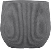 STRIPY DRUM Planter Lightweight Fiberglass  Pots
