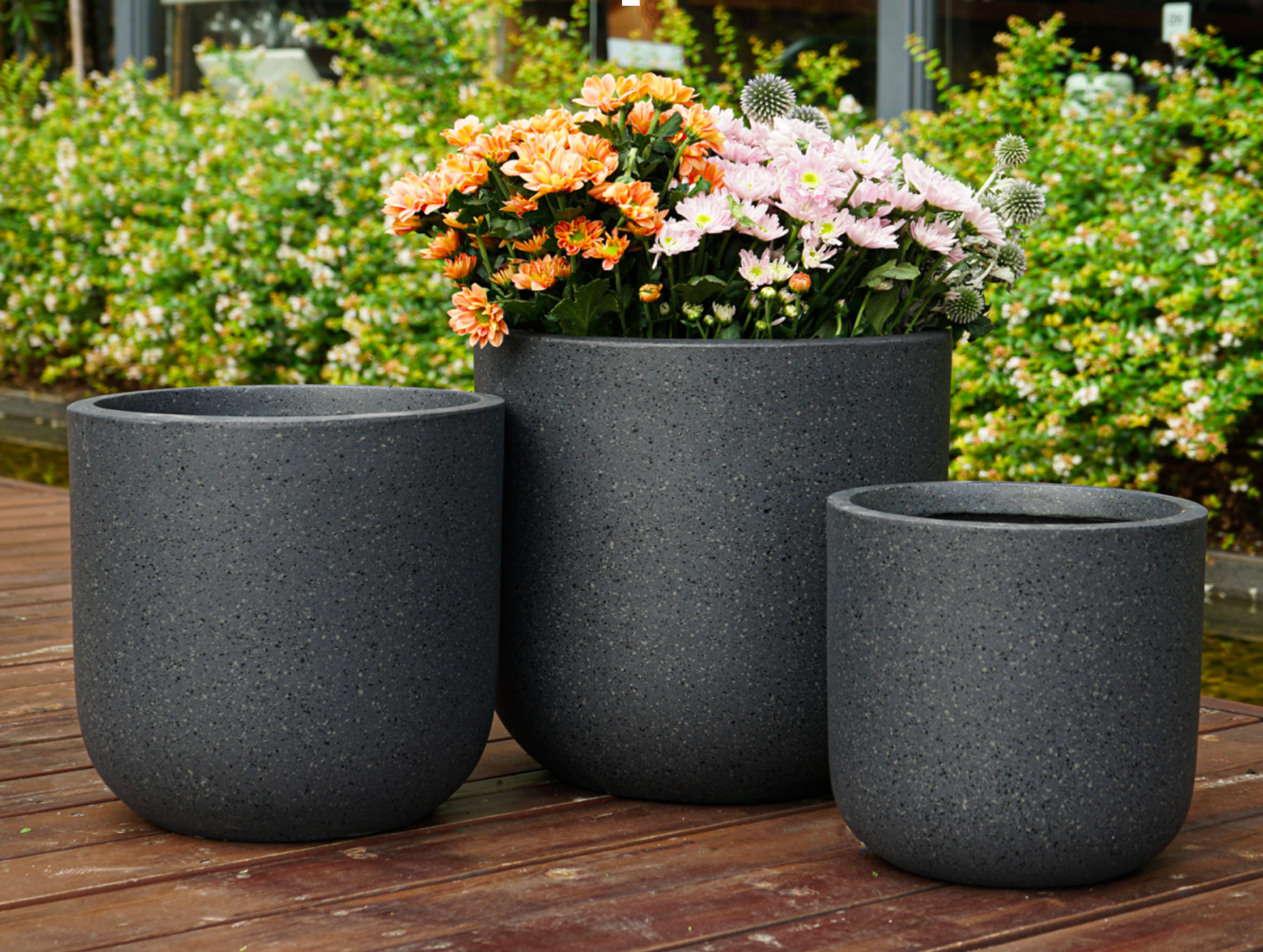 Terrazzo U-Shaped Pot