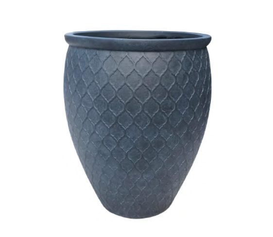 ARABESQUE - Indoor or Outdoor Lightweight Fiberclay Pot - DR208
