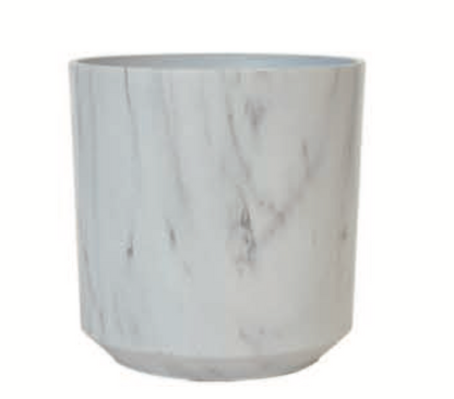 2071 Marble Cylinder Lightweight Pot