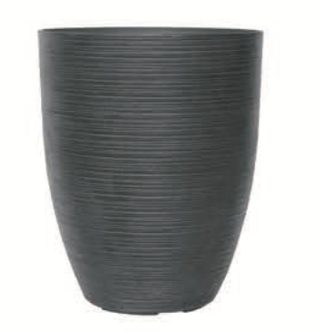 2074 - Textured Round Tapered In Lightweight Pots