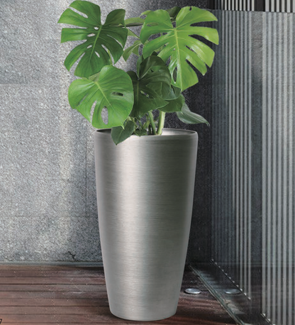 2003 - Brushed Steel - Tall Pot