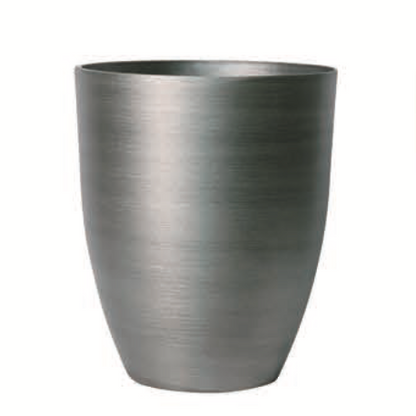 2074 - Brushed Steel - Lightweight Round Pots