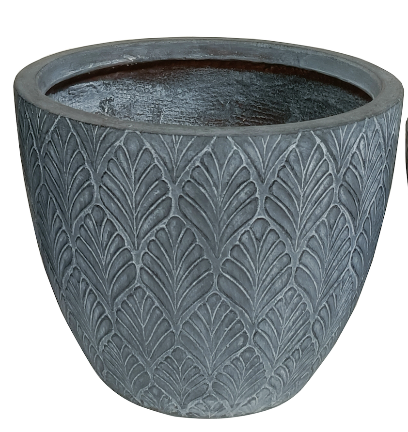 LEAFY Outdoor and Indoor Fiber Clay Pot GA30-2919