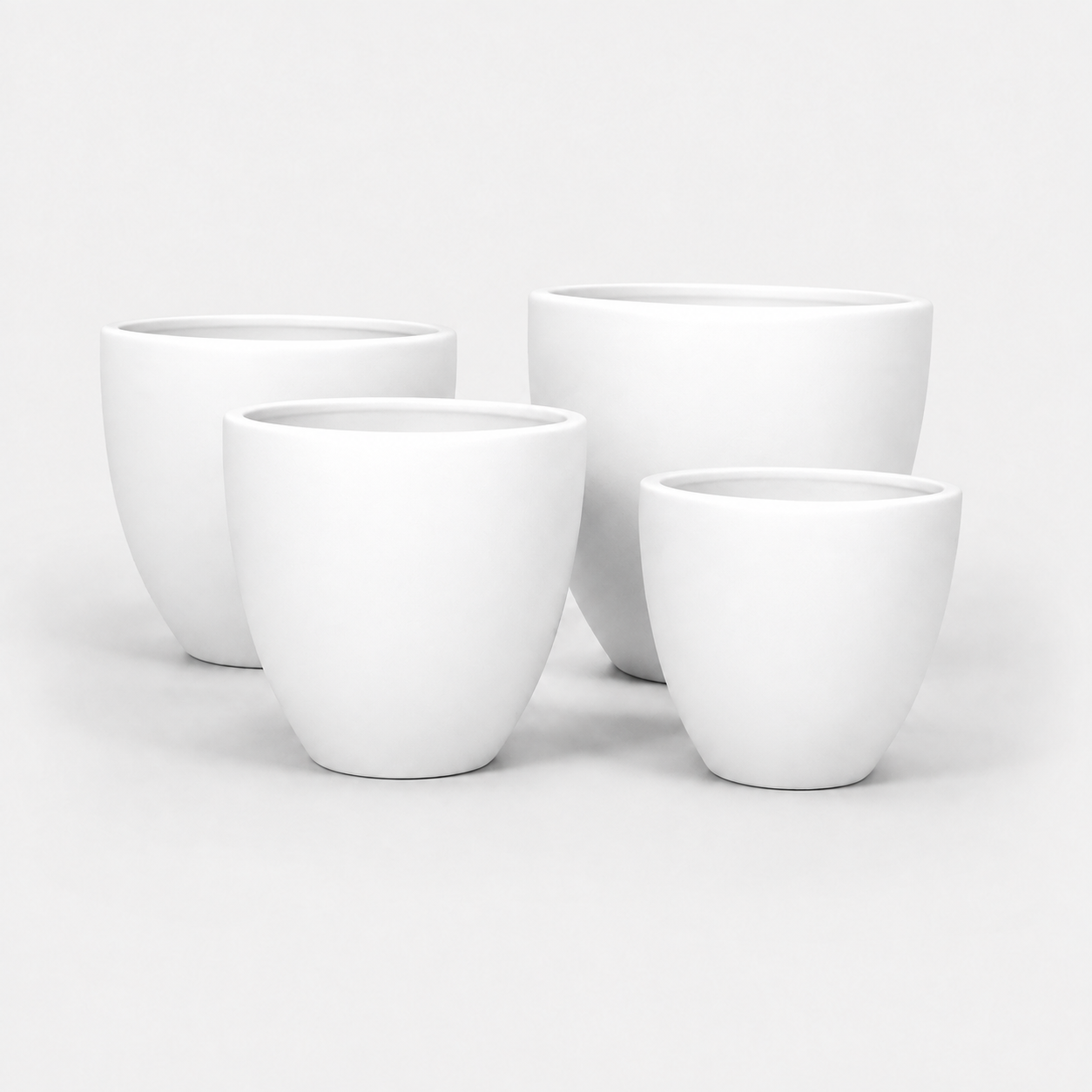 VERONA Round Planter Super Lightweight Fiberglass
