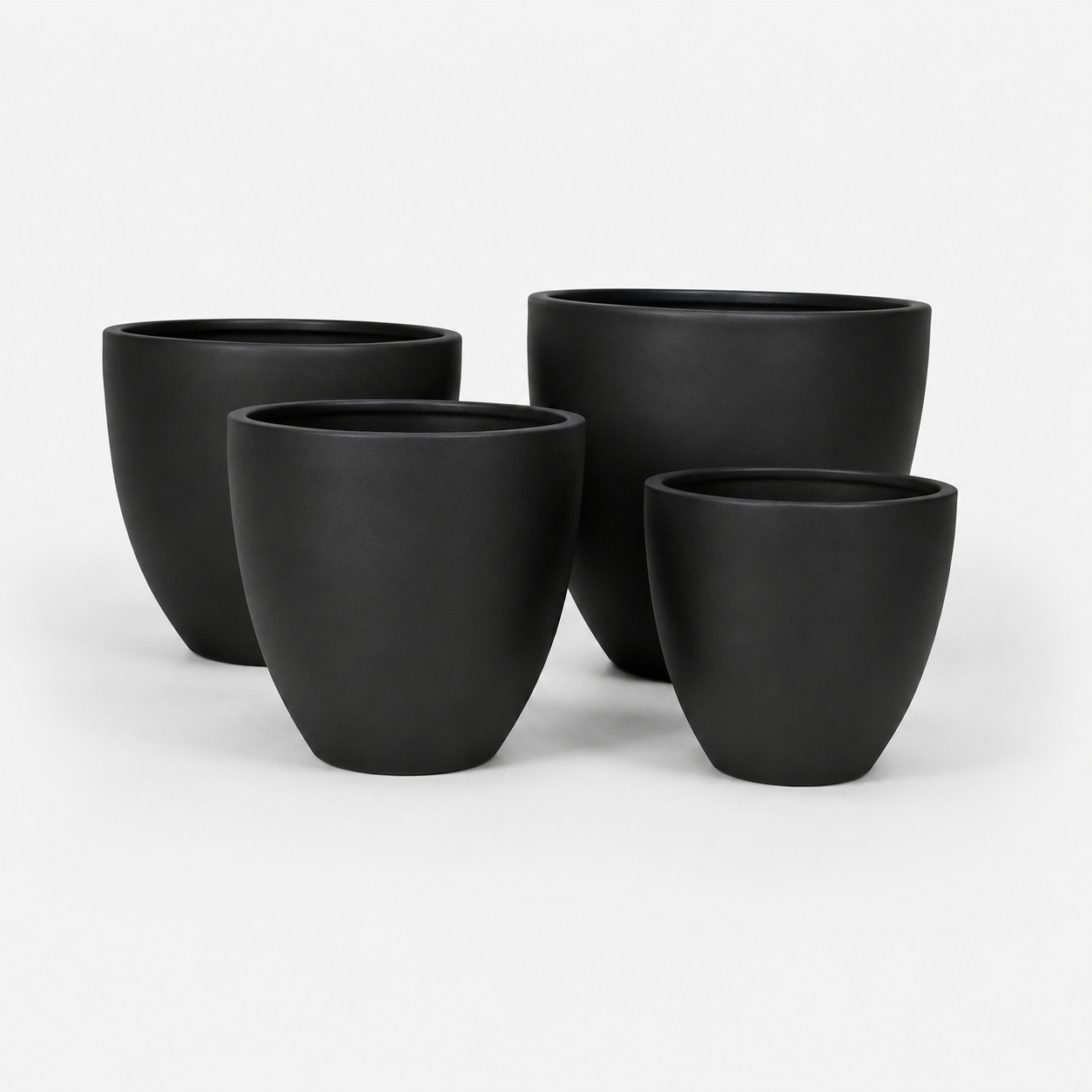 VERONA Round Planter Super Lightweight Fiberglass