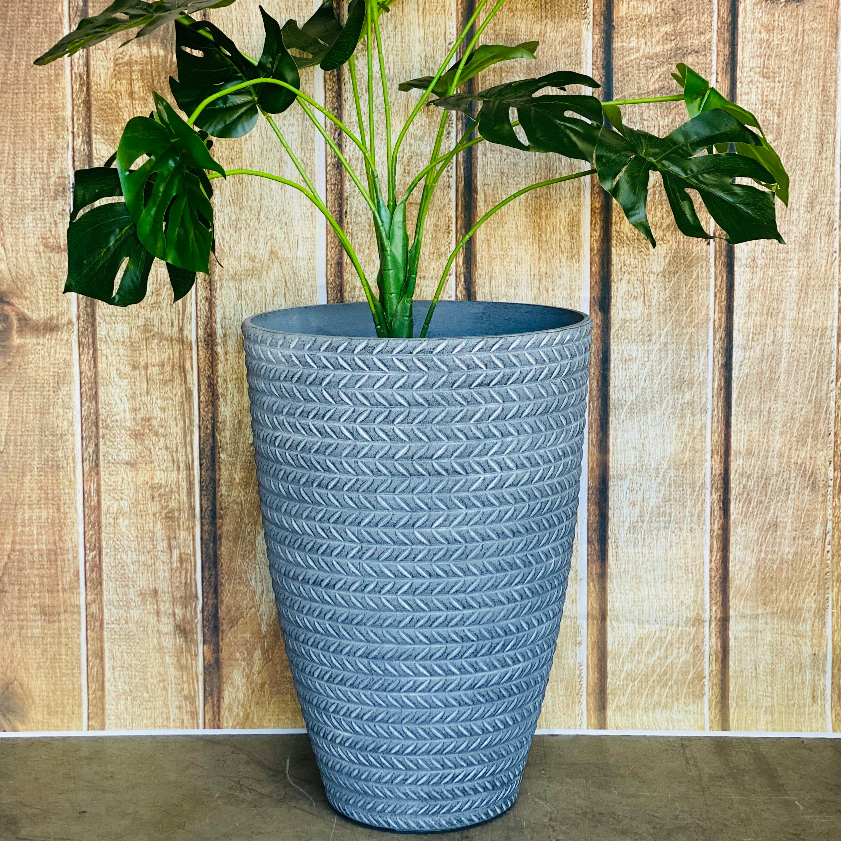 2197 Bradie Pot Mediterranean Blue range - lightweight ornamental pots