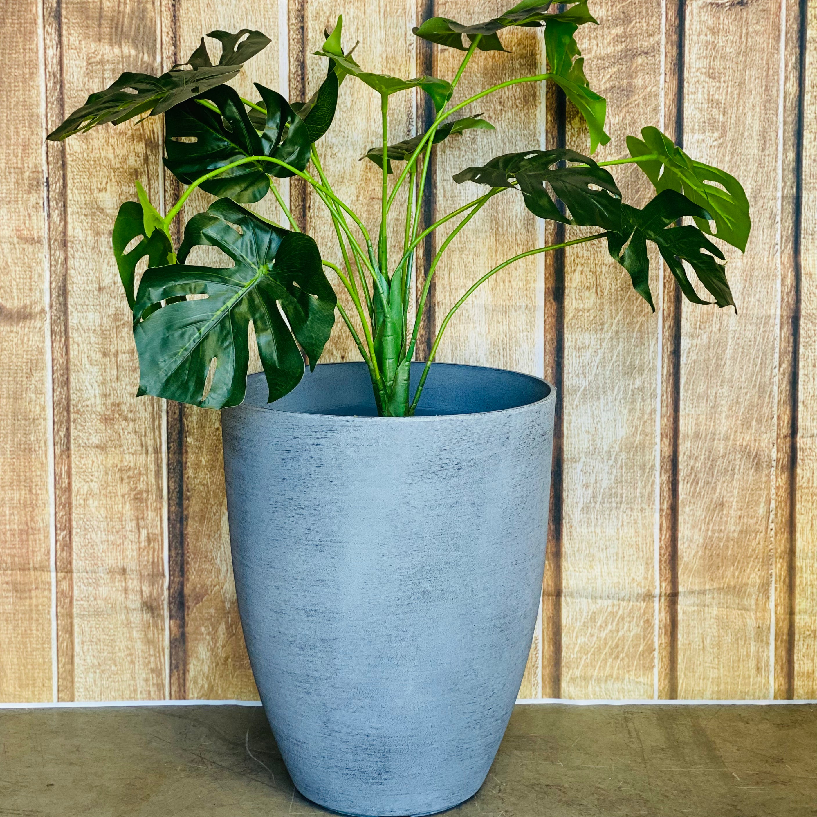 2074 Adam Pot Aged Rust Medium - round tapered lightweight pot